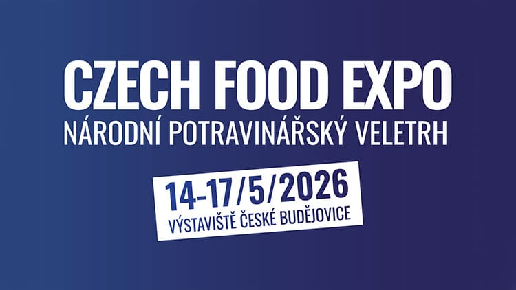 Navštivte náš prodejní stánek na Czech Food Expo 2026 od 14.5. – 17.5. 2026